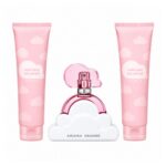 Ariana Grande Cloud Pink Gift Set 3 Pieces – EDP 3.4 oz + Body Souffle 3.4 oz + Shower Gel 3.4 oz (Women)