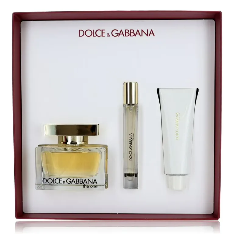 The-One-by-Dolce-Gabbana-3-Piece-Gift-Set-for-Women_5de5f1f8-7698-44db-abdb-785b9b096f57.5366f1a5fc3614ce01602a7947f52f47 Dolce & Gabbana The One Gift Set 3 Pieces – EDP 2.5 oz + EDT 10 ml + Body Lotion 1.6 oz (Women) - Image 1