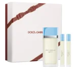 Dolce & Gabbana Light Blue Gift Set 3 Pieces 3.3 oz Eau de Toilette Spray + 2 x 10 ml Eau de Toilette Spray (Women)