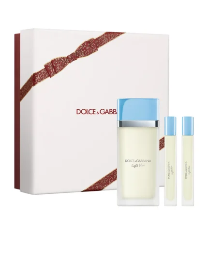 Dolce & Gabbana Light Blue Gift Set 3 Pieces 3.3 oz Eau de Toilette Spray + 2 x 10 ml Eau de Toilette Spray (Women)
