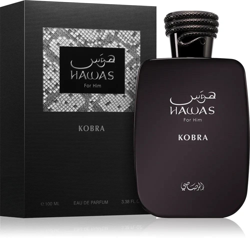 Rasasi Hawas Kobra Eau de Parfum 3.4 oz Spray (Men) Rasasi Hawas Kobra Eau de Parfum 3.4 oz Spray (Men)