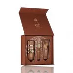 Lattafa Asad Bourbon Gift Set 3 Pieces 3.4 oz Eau de Parfum Spray + 12 ml Eau de Parfum Spray + 3.4 oz Shower Gel (Men)