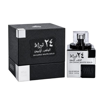 Lattafa 24K White Gold Eau de Parfum 3.4 oz Spray (Unisex)