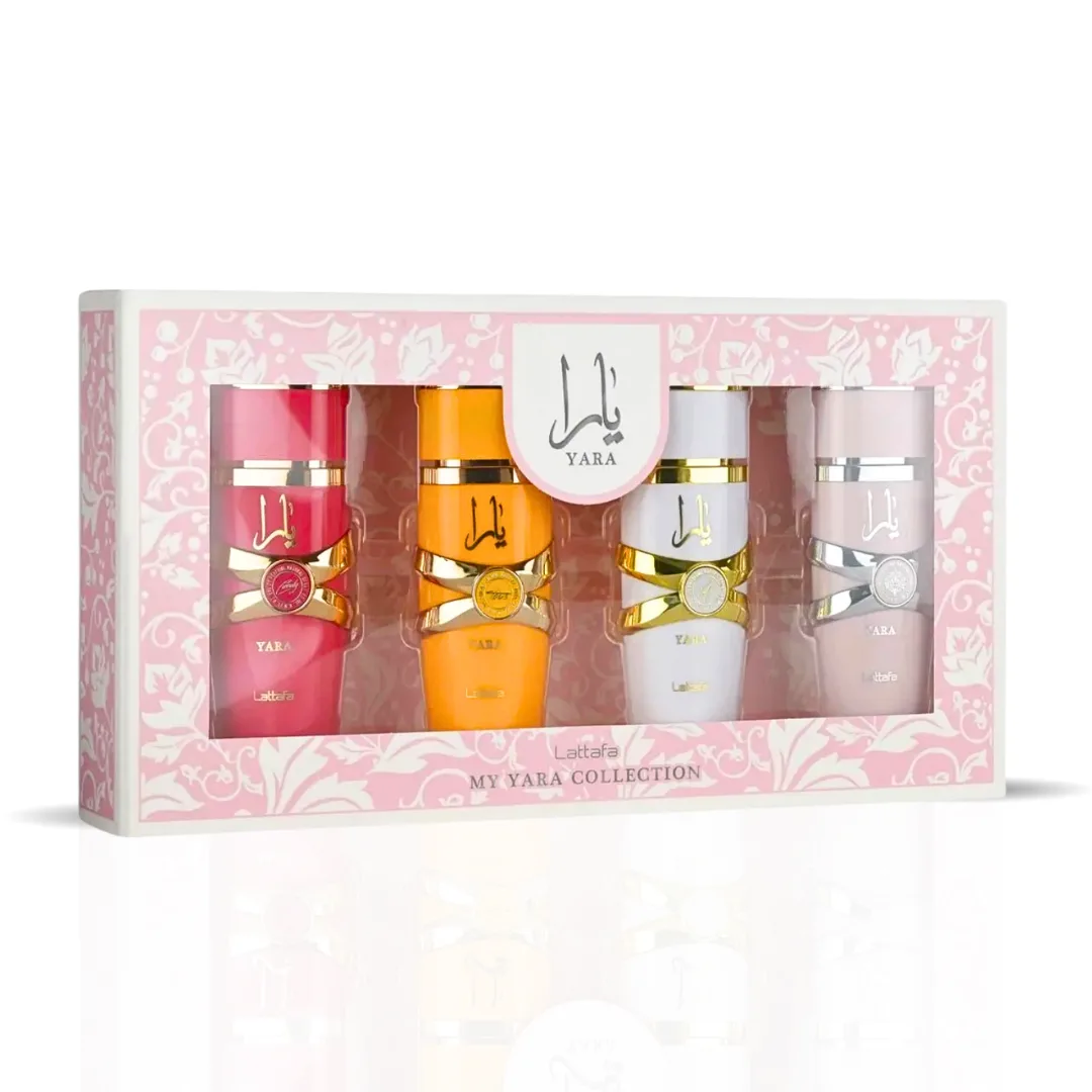 Lattafa Yara 4 Pc Mini Collection Set 4 x 25 ml Eau de Parfum