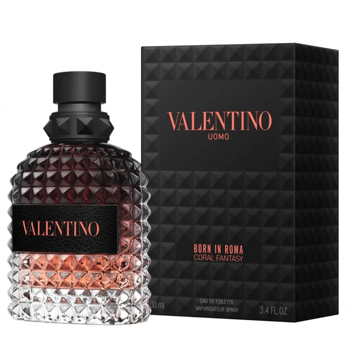 Valentino Uomo Born In Roma Coral Fantasy Eau de Toilette Spray 3.4 oz (Men)