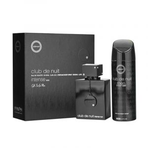 Armaf Club de Nuit Intense Gift Set 2 Pieces – EDT 3.6 oz + Body Spray 6.8 oz (Men)