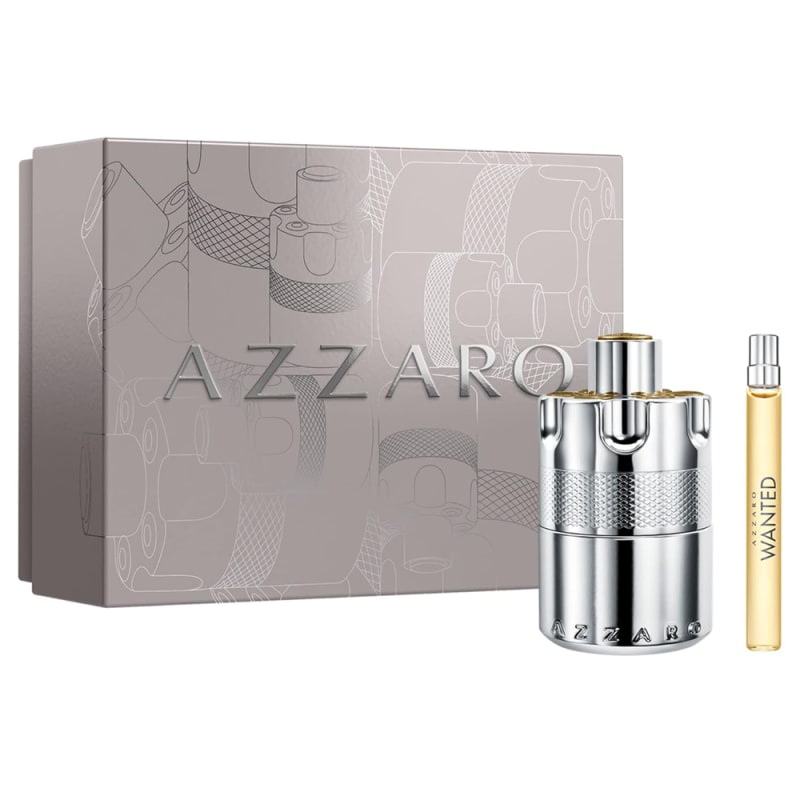 Azzaro Wanted Gift Set 2 Pieces – EDP Spray 3.4 oz + Mini (Men)