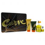 Curve Gift Set 4 Pieces – EDT 4.2 oz + After Shave Balm 3.4 oz + Shower Gel 2.5 oz + EDT 0.25 oz (Men)