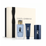 Dolce & Gabbana King Gift Set 3 Pieces 3.3 oz Eau de Parfum Spray + 1.7 oz Shower Gel + 2.5 oz Deodorant Stick (Men)