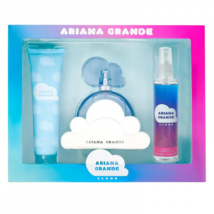 Ariana Grande Cloud Gift Set 3 Pieces – EDP Spray 3.4 oz + Body Lotion 3.4 oz + Body Mist 4.0 oz (Women)