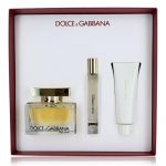 Dolce & Gabbana The One Gift Set 3 Pieces – EDP 2.5 oz + EDT 10 ml + Body Lotion 1.6 oz (Women)