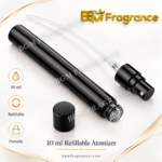 Black UV-Protective Refillable Perfume Atomizer 10 ml – With Gift Box - Image 3