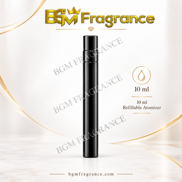 Black UV-Protective Refillable Perfume Atomizer 10 ml – With Gift Box - Image 4